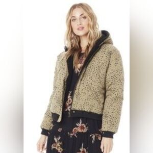 Saltwater Luxe Quilted Puffer Jacket, VGUC, Size L